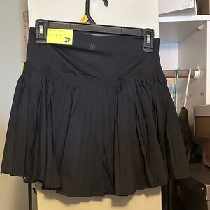 All in Motion Black Pleated Skirt